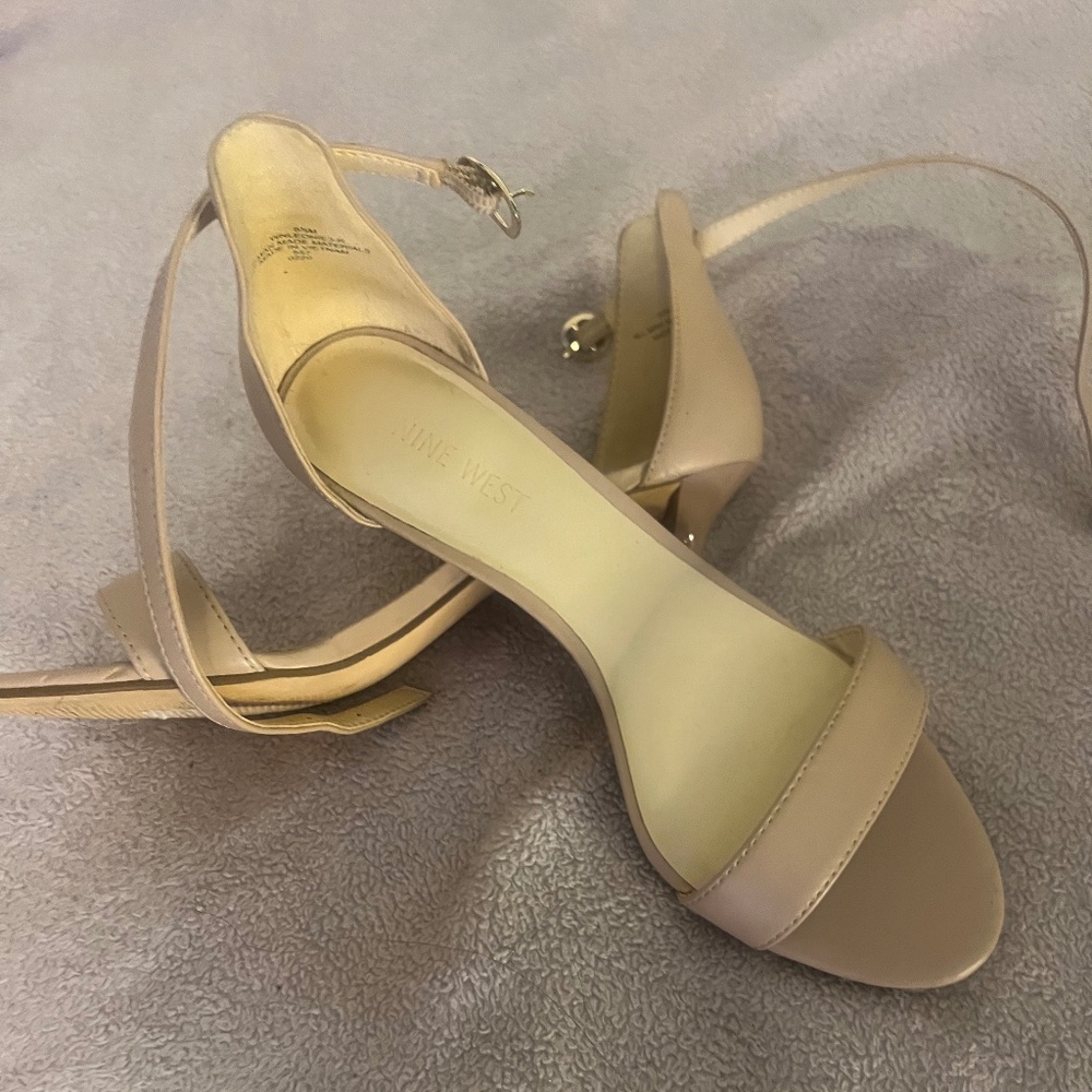Blush (pink) low heels